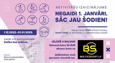 Negaidi 1.janvāri, sāc jau šodien!