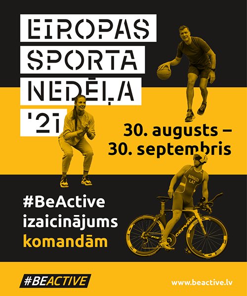#BeActive izaicinājums komandām