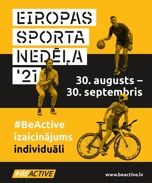 #BeActive izaicinājums individuāli