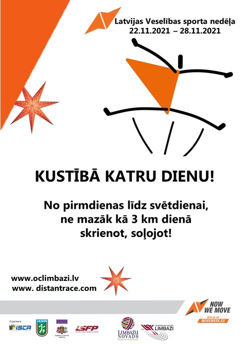 #OCLimbažiIzaicina – Kustībā katru dienu