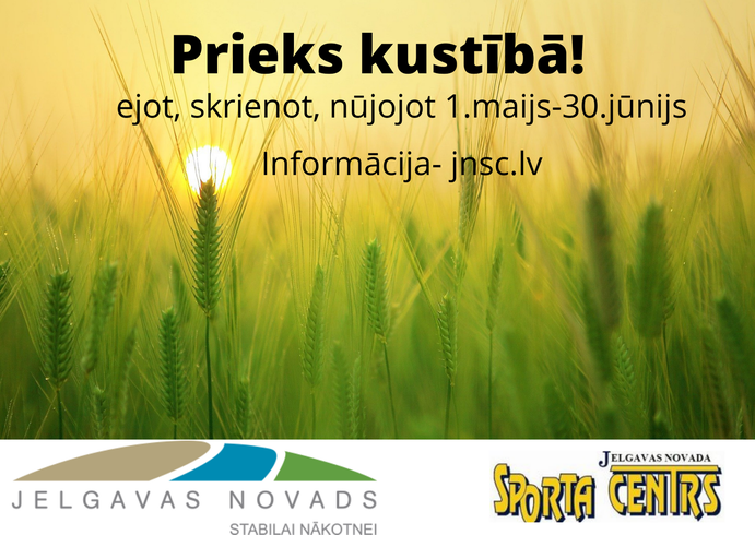 Prieks kustībā - ejot, skrienot, nūjojot