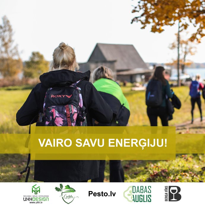 Vairo savu enerģiju!
